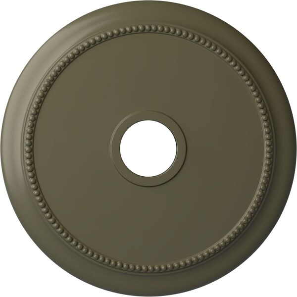 Ekena Millwork Crendon Ceiling Medallion (Canopies up to 4 3/8"), 24 1/8"OD x 4 3/8"ID x 2 1/4"P, Painted Turtle CM24CRPTF - main